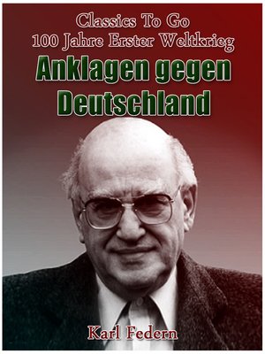 cover image of Anklagen gegen Deutschland